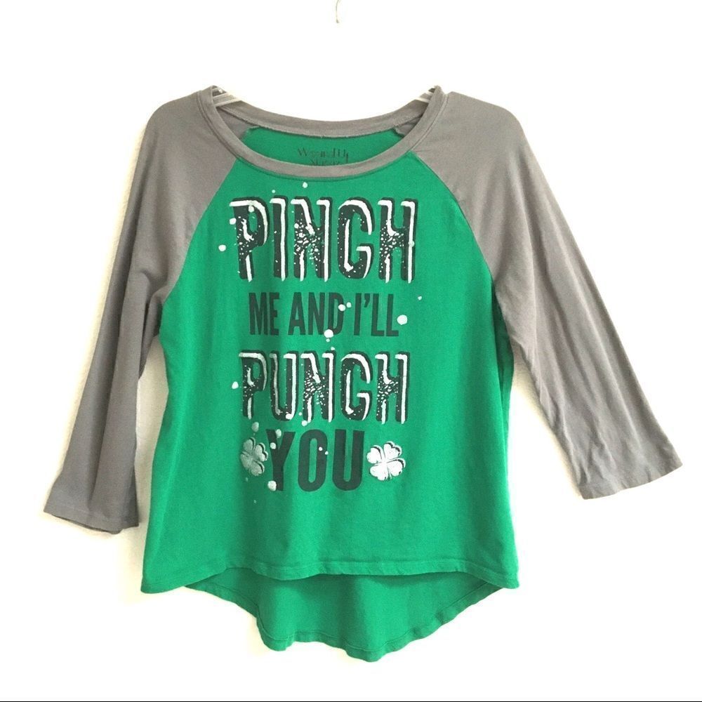‎Wound Up “pinch me and I’ll punch’ you shirt XL*